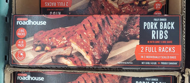 Image of Cardinal Roadhouse Pork Back Ribs in Ruth Anne's BBQ Sauce 2 Full Racks - 1 x 1.8 Kilos